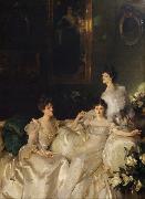 John Singer Sargent The Wyndham Sisters Lady Elcho,Mrs.Adeane,and Mrs.Tennanet (mk18) Spain oil painting artist